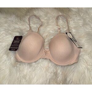 Paramour Felina 35031 Sensational T-Shirt Bra Lined UW Womens 32D Pink New